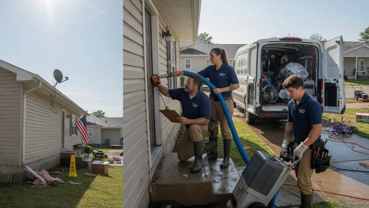 Ceiling Water Damage Restoration in Riverside, MO near me